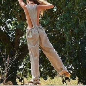 Free People Beach Let's Chill One Piece Jumpsuit Size XS